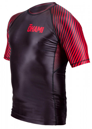 OKAMI Rashguard Big Kanji - schwarz